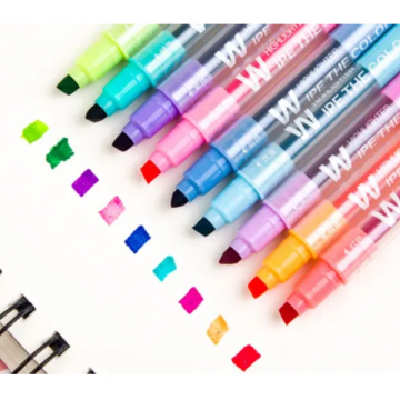 10 Pcs/Box Erasable Highlighters